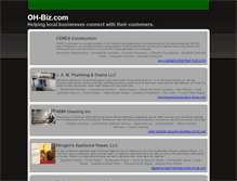 Tablet Screenshot of oh-biz.com